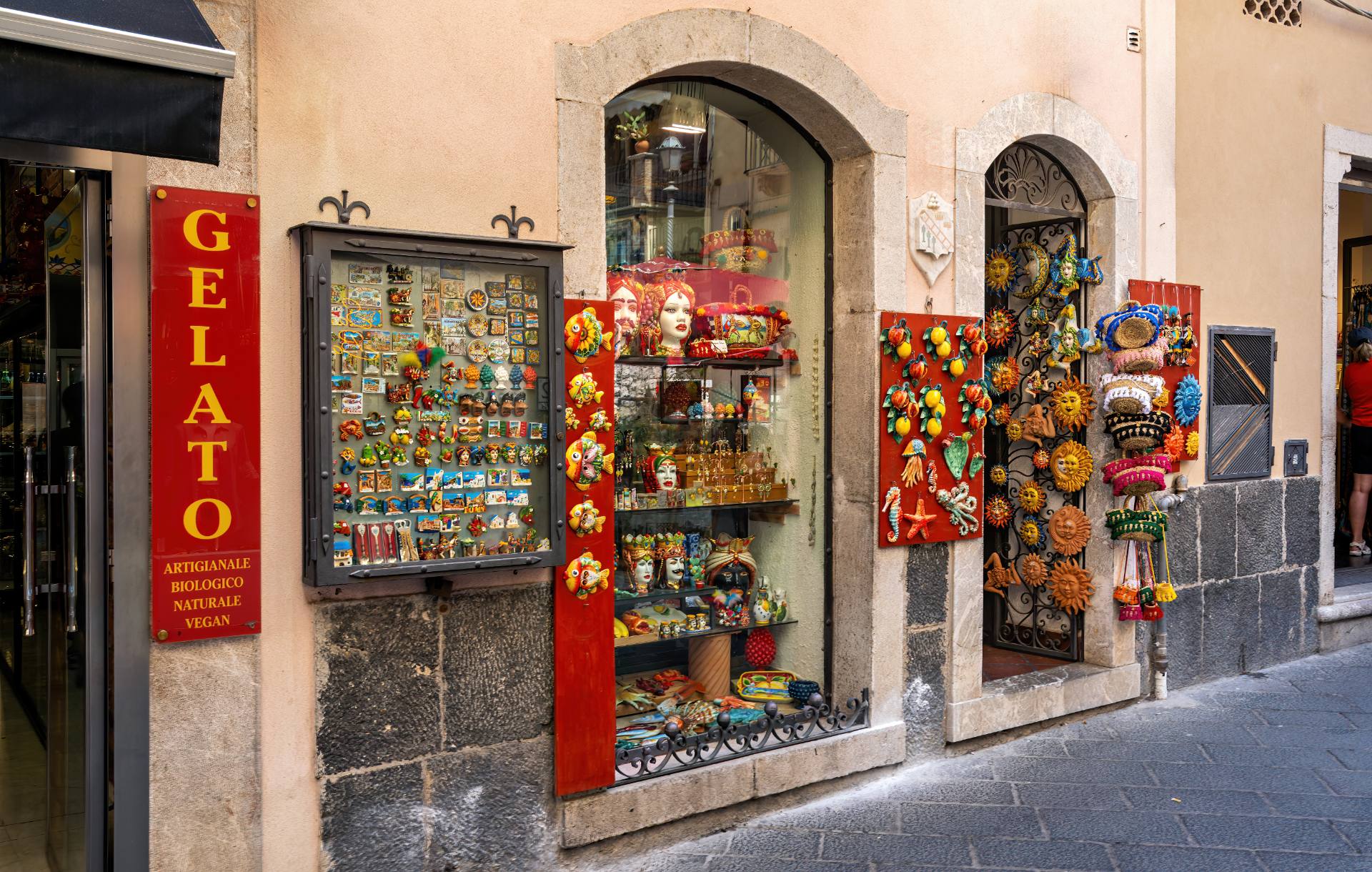 Souvenirladen in der Corso Umberto